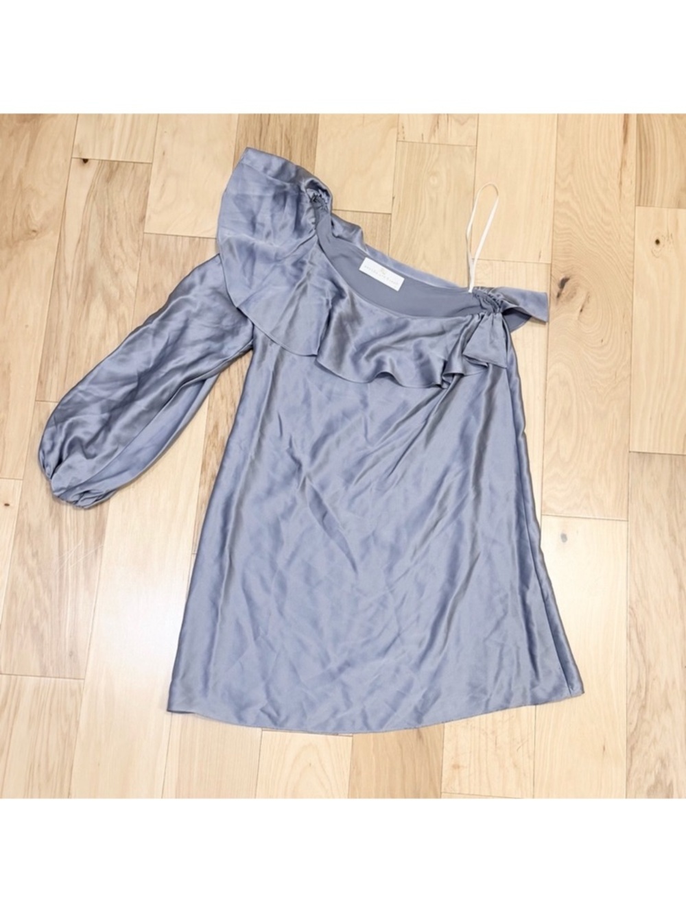 Amanda Uprichard Women’s Silk Off the Shoulder Blouse